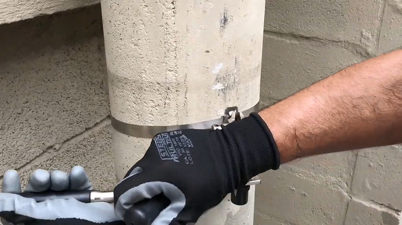 cut off steel banding