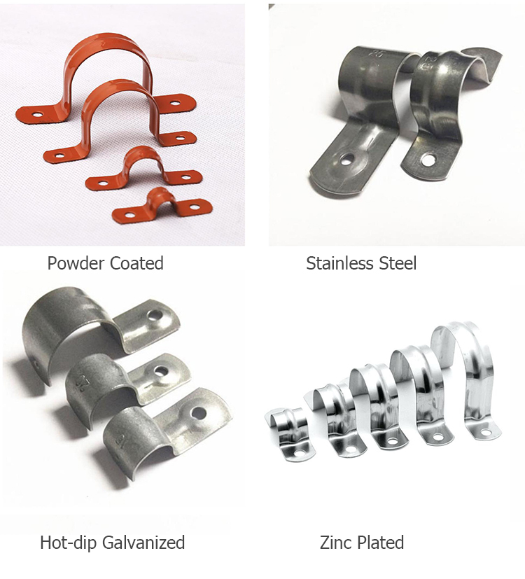 heavy duty saddle clamp finishes