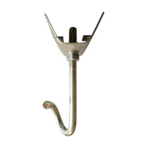 Galvanized steel ADSS hook clamp