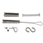 6 pair telephone cable drop wire clamp