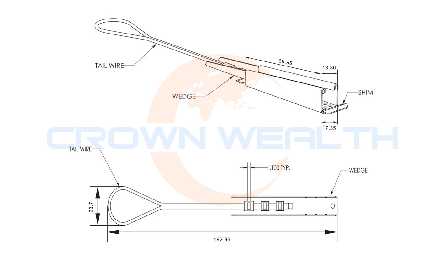 drop wire clamp