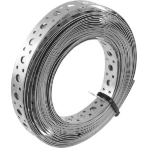 Heavy Duty Perforated Metal Strapping - 30ft Galvanized Pipe Hanger Strap For Duct & Plumbing