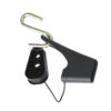 flat fiber optic drop cable clamp
