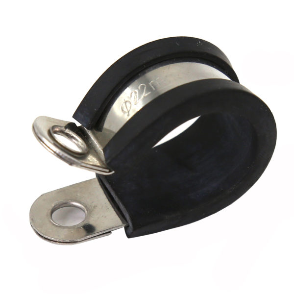 Rubber Lined Stainless Steel P Clips - Image 3