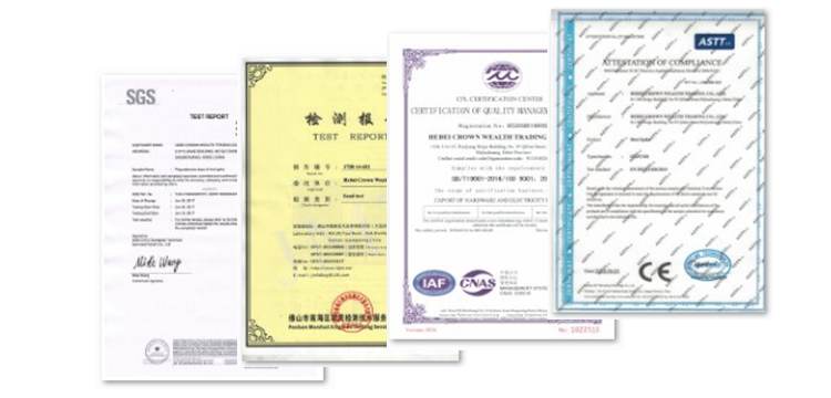 Certificate of Aerial Drop Hardware factory