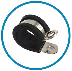 Rubber Lined Stainless Steel P Clips