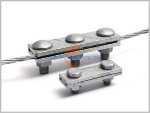 Three Bolt Guy Wire Clamp