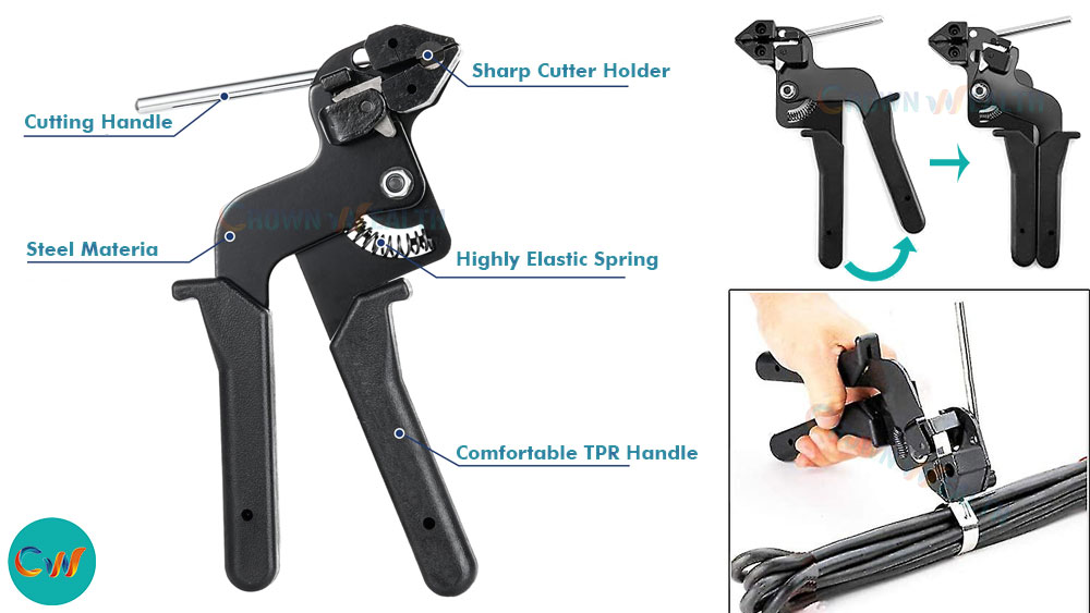 cable tie tensioning tool