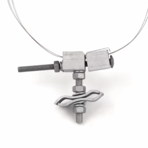 OPGW ADSS Fiber Optic Metal Down Lead Clamp for Pole